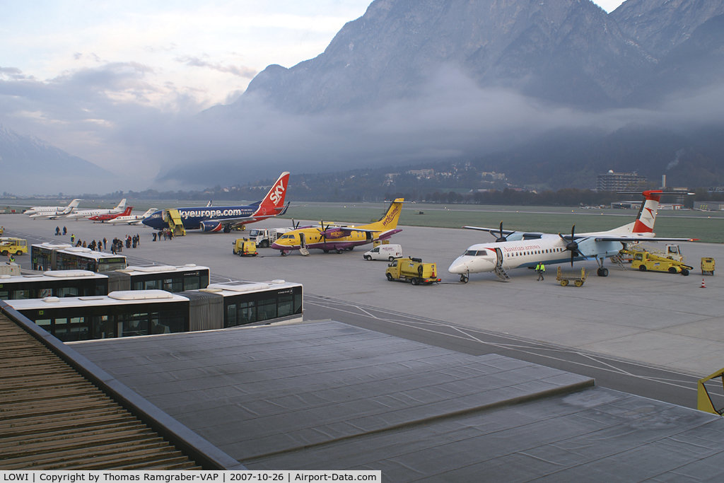 Innsbruck Airport, Innsbruck Austria (LOWI) - airport overview INN