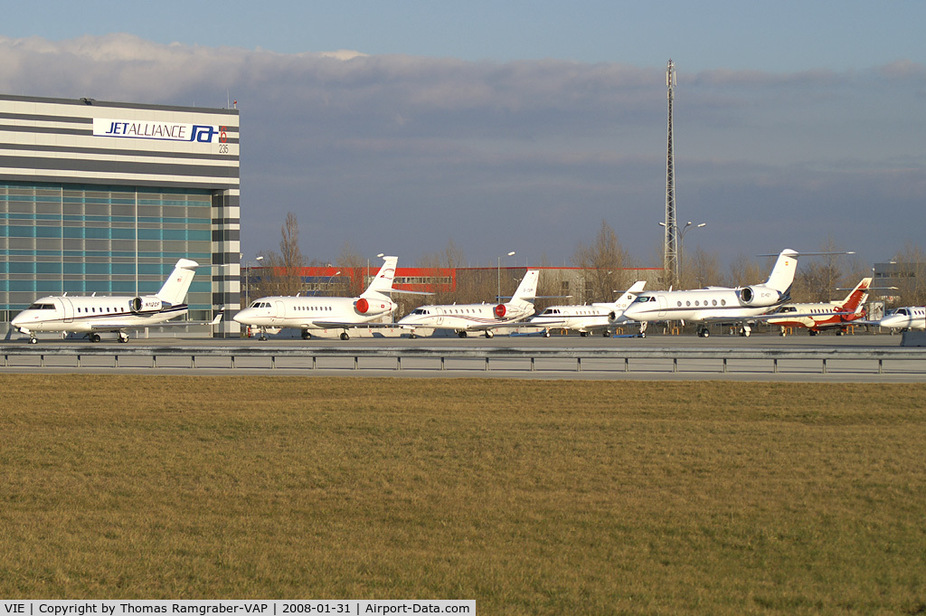 Vienna International Airport, Vienna Austria (VIE) - airport overview VIE-General Aviation