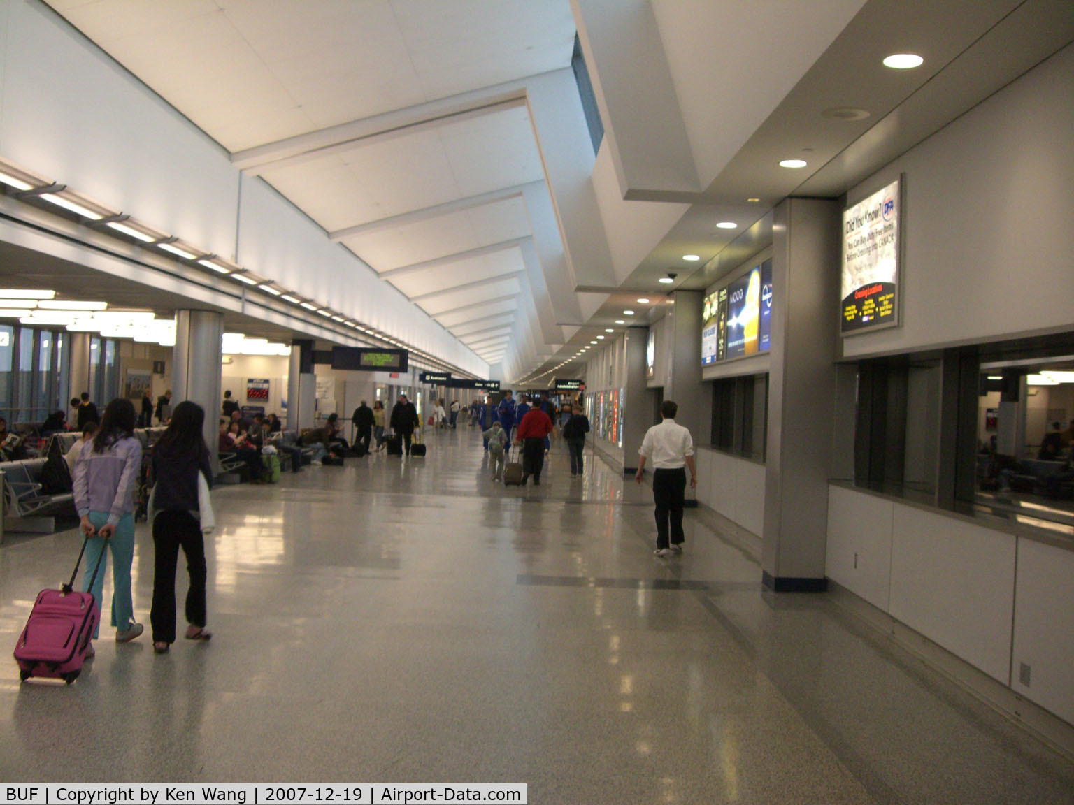 Buffalo Niagara International Airport (BUF) - Boarding area