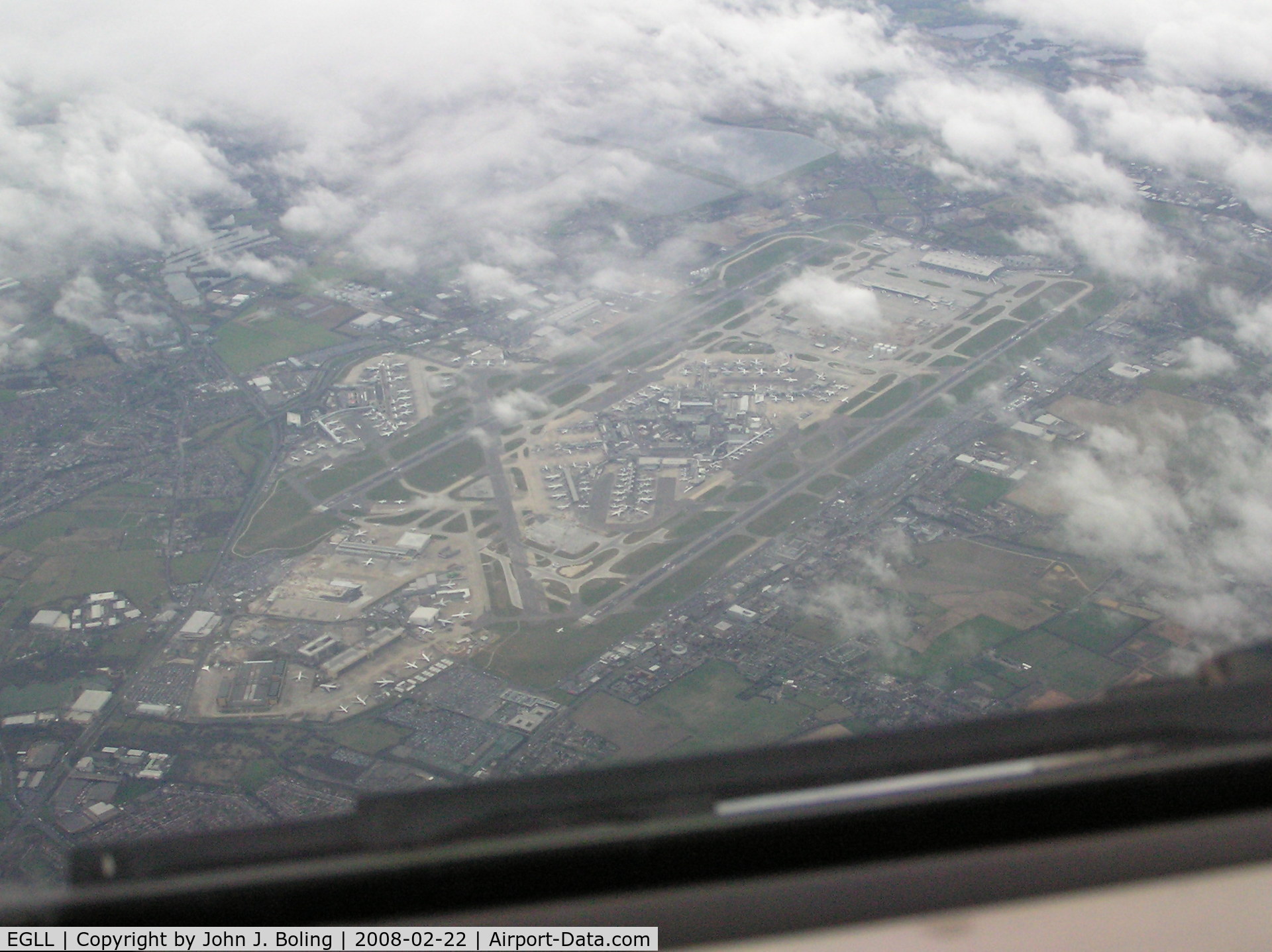 London Heathrow Airport, London, England United Kingdom (EGLL) - Overflying Heathrow enroute to Lasham.