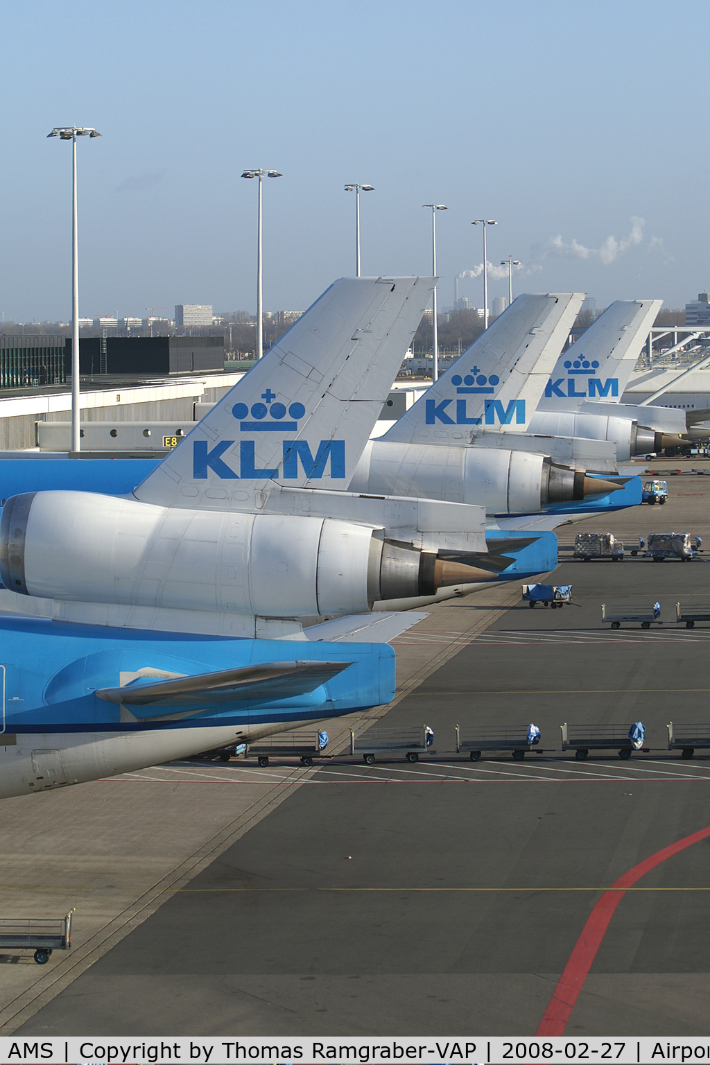 Amsterdam Schiphol Airport, Haarlemmermeer, near Amsterdam Netherlands (AMS) - airport overview AMS