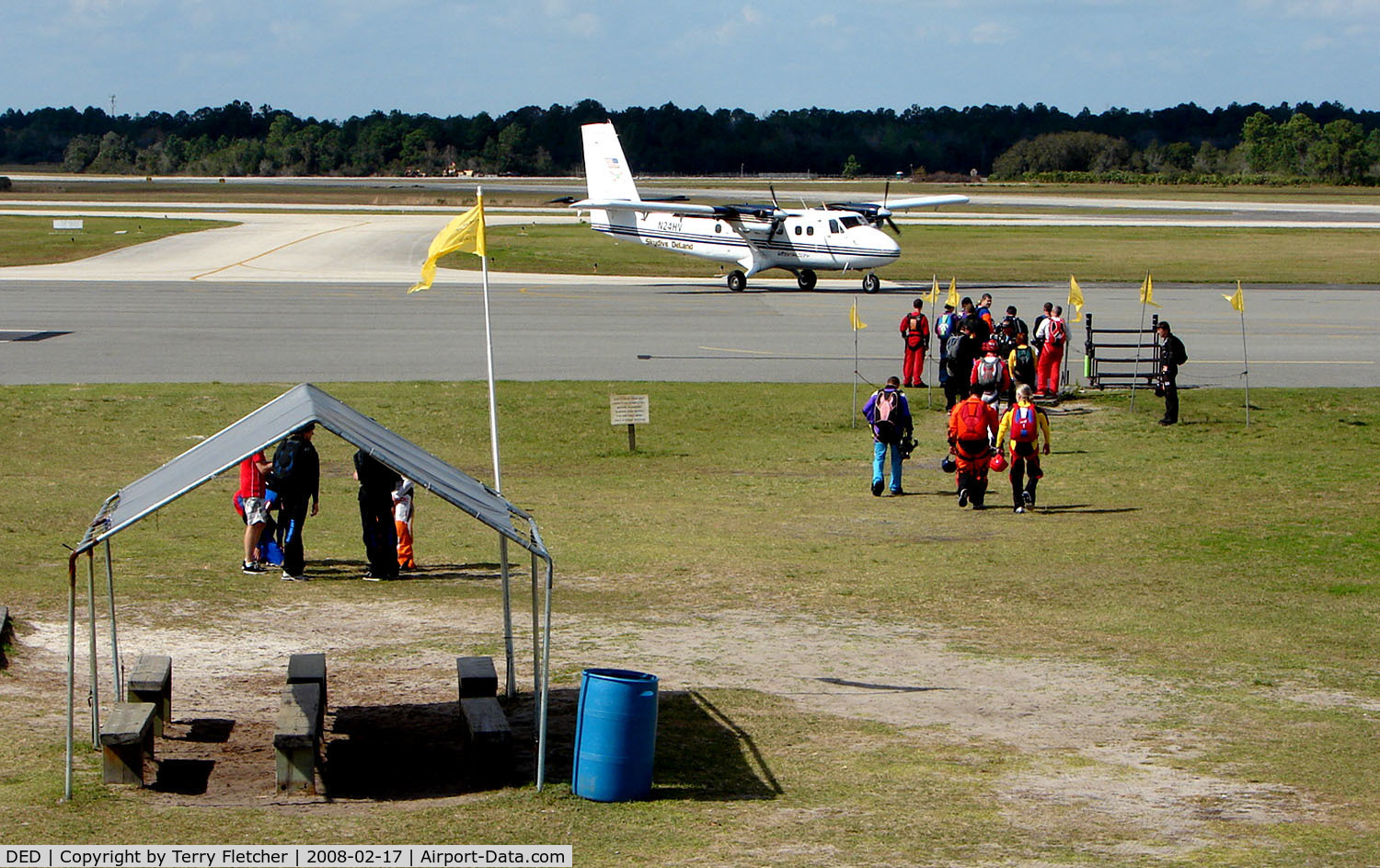 Deland Muni-sidney H Taylor Field Airport (DED) - Deland Airport , Florida boasts a very vibrant Skydiving  Club