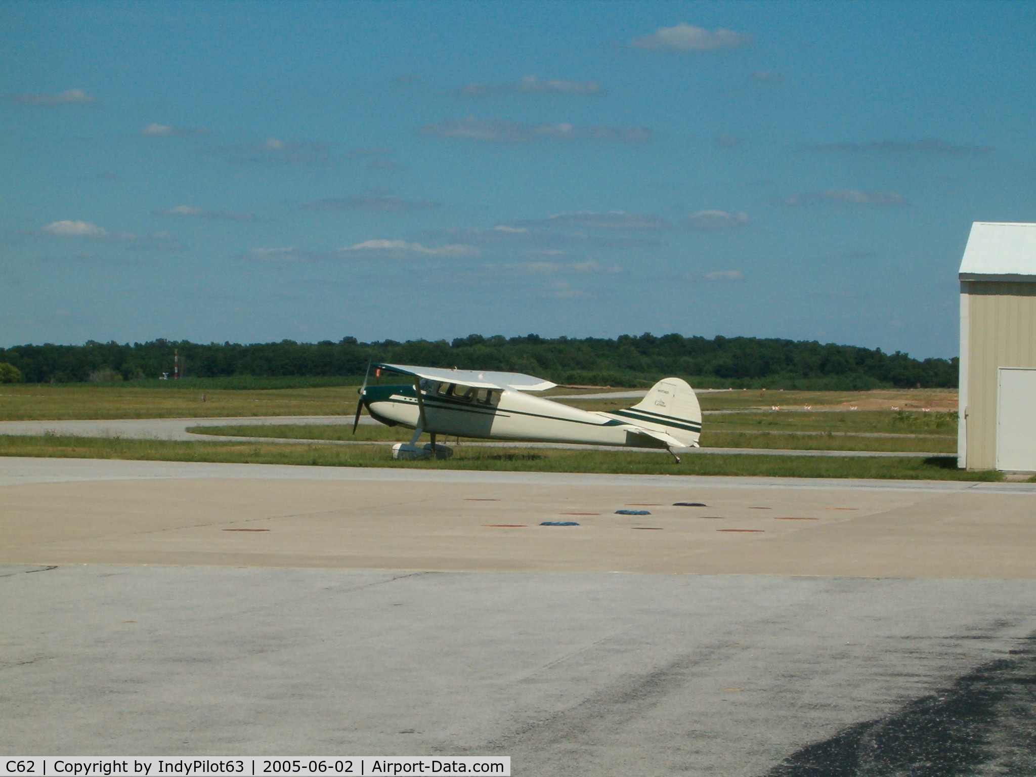 Kendallville Municipal Airport (C62) - Cessna on tarmac