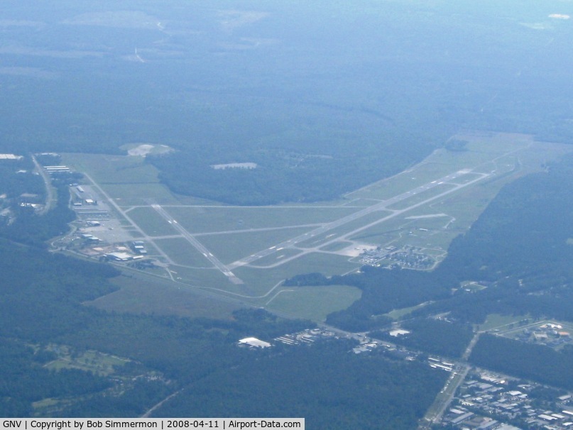 Gainesville Regional Airport (GNV) - Looking E from 6000'