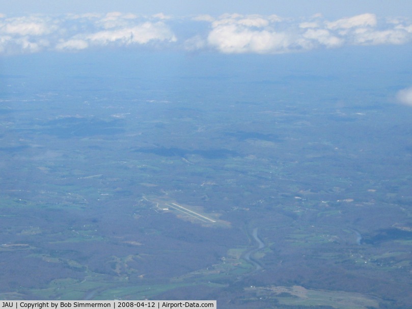 Campbell County Airport (JAU) - Looking E from 9000'