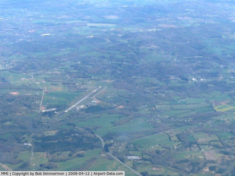 Mcminn County Airport (MMI) - Looking E from 9000'