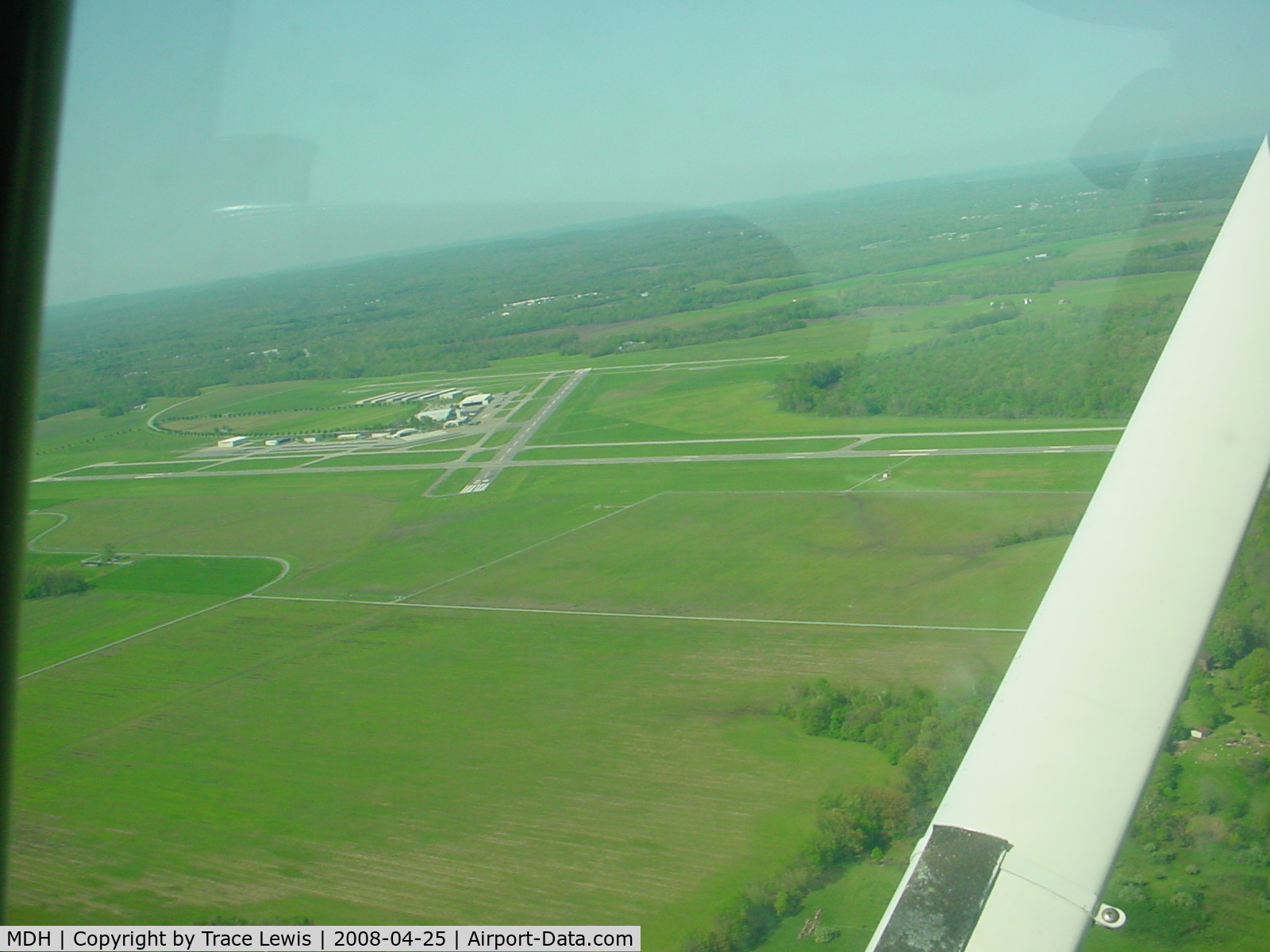 Southern Illinois Airport (MDH) - Taken from right downwind 36R on a free intro ride in a SIU aircraft