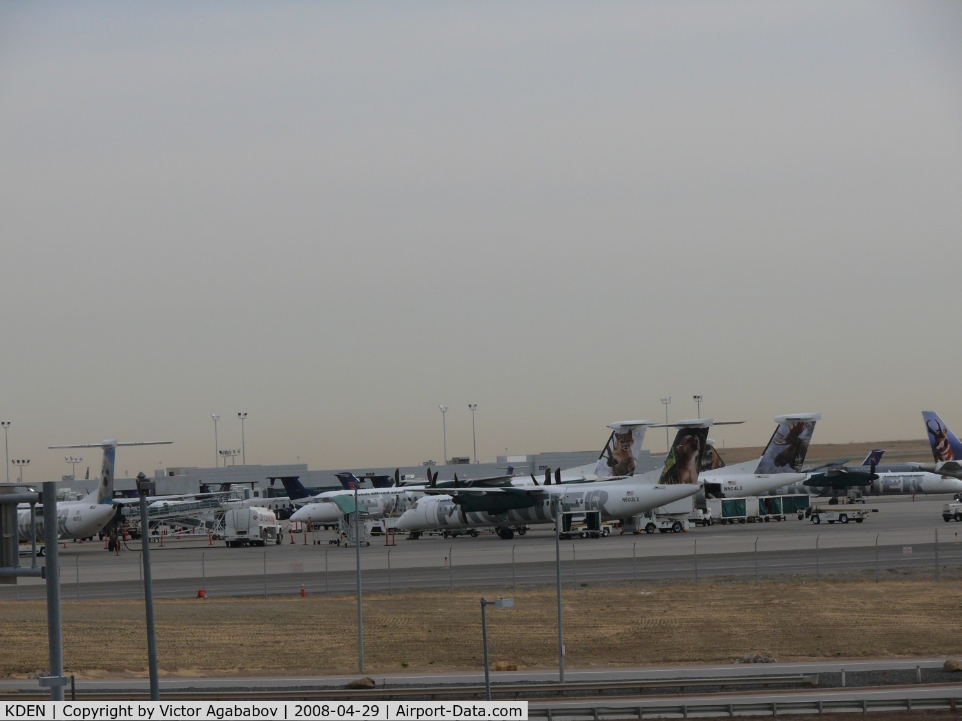 Denver International Airport (DEN) - Frontier gates...