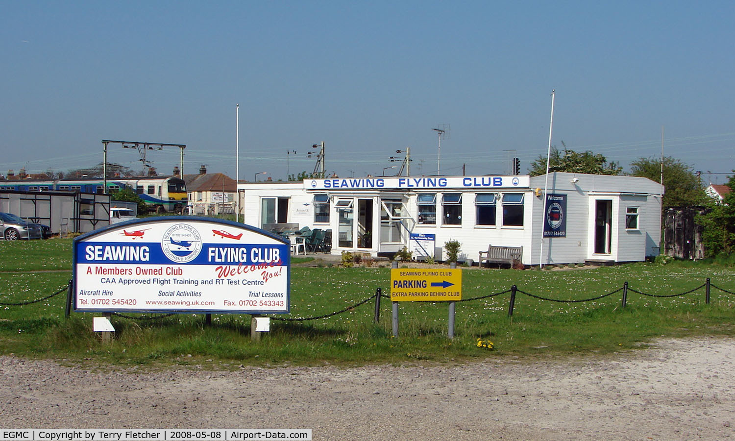 London Southend Airport, Southend-on-Sea, England United Kingdom (EGMC) - Seawing Flying Club on the Eastern perimeter of Southend Airport