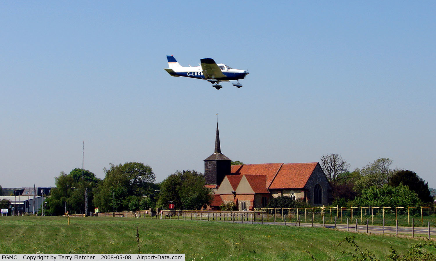 London Southend Airport, Southend-on-Sea, England United Kingdom (EGMC) - The pleasant approach to Southend from the West