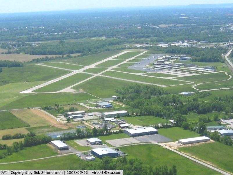 Clark Regional Airport (JVY) - Looking south.
