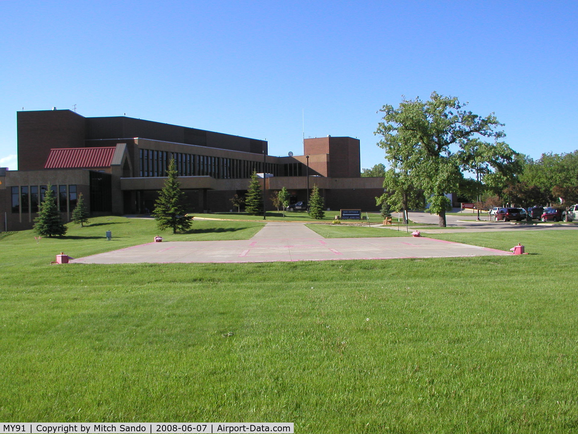 Douglas County Hospital Heliport (MY91) - Douglas County Hospital in Alexandria, MN.