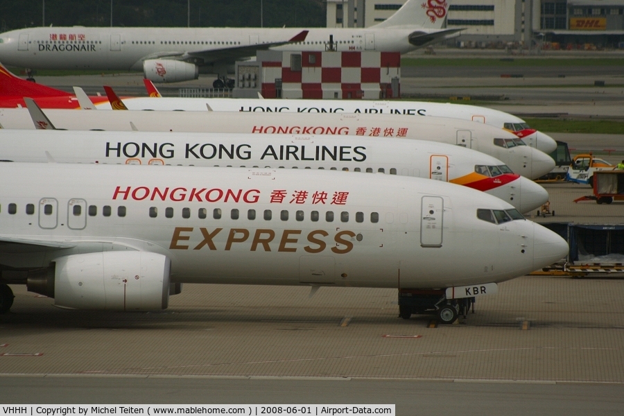 Hong Kong International Airport, Hong Kong Hong Kong (VHHH) - 737s from Hong Kong Express