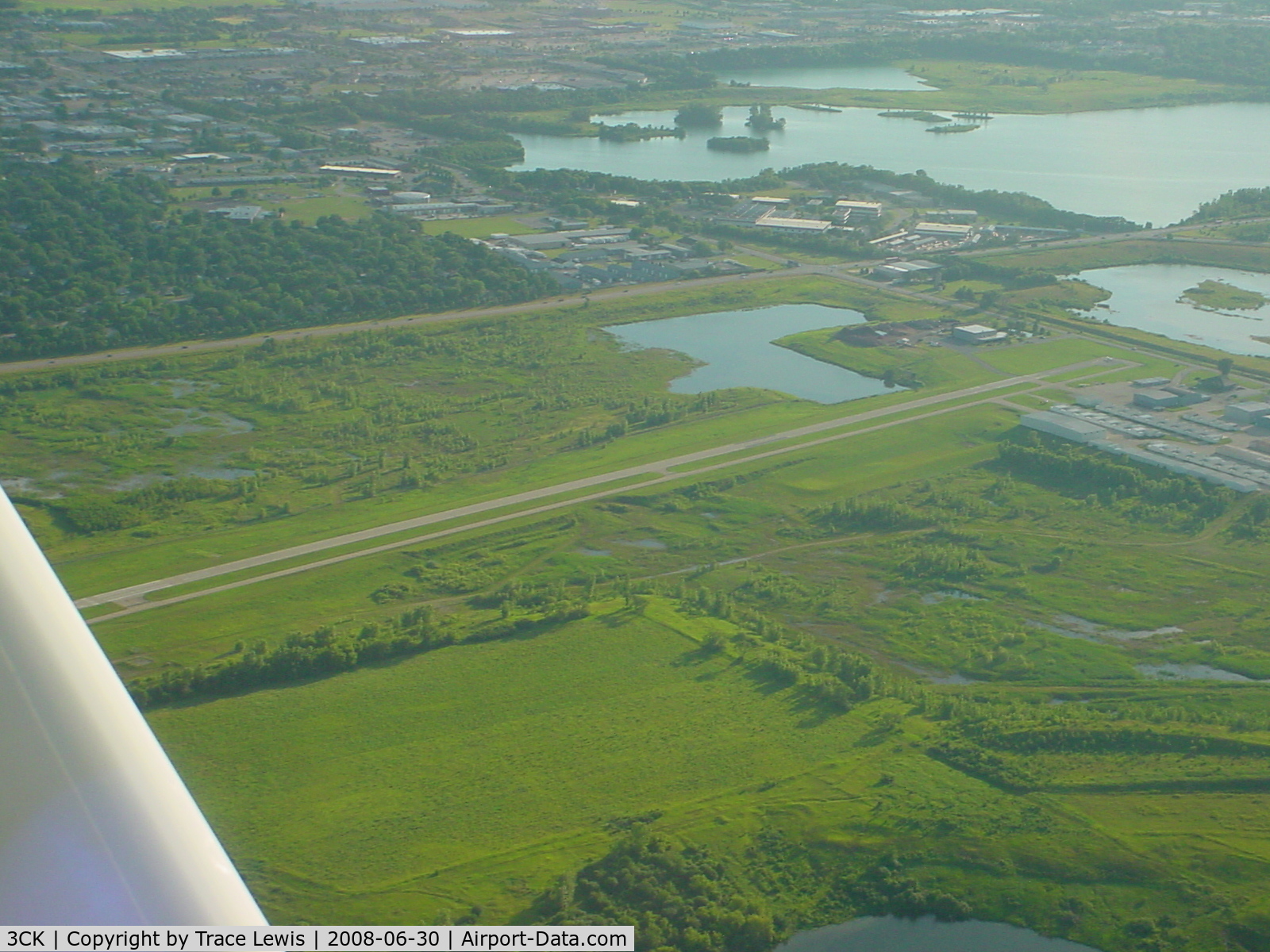 Lake In The Hills Airport (3CK) - Overview at 6AM