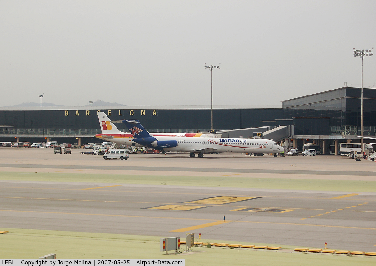 Barcelona International Airport, Barcelona Spain (LEBL) - Building terminal.