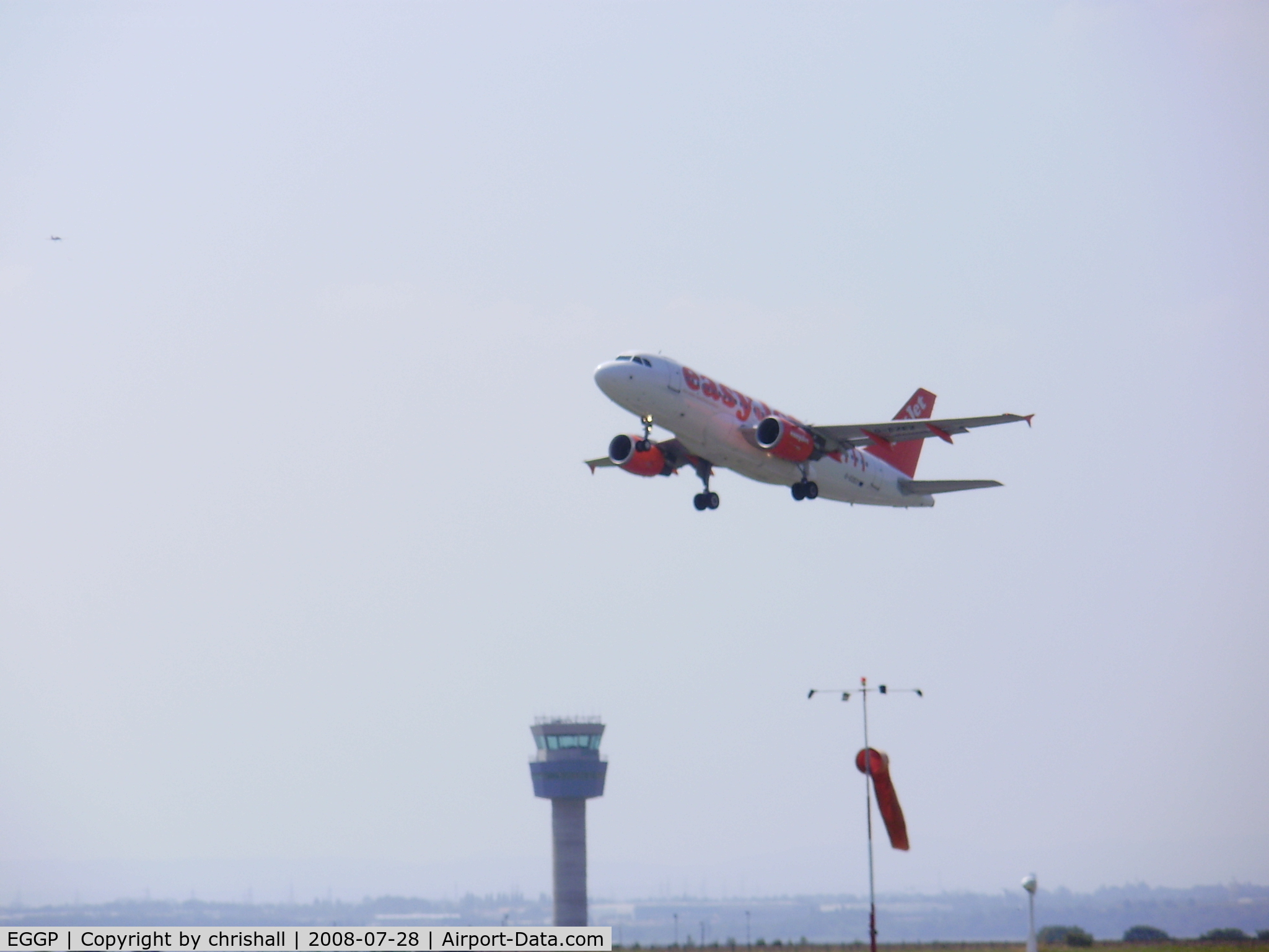 Liverpool John Lennon Airport, Liverpool, England United Kingdom (EGGP) - Easyjet A319 departing from Liverpool