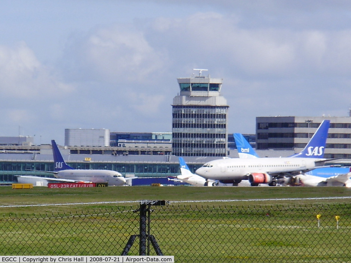 Manchester Airport, Manchester, England United Kingdom (EGCC) - Scandinavian Airlines coming and going