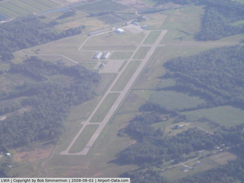 South Haven Area Regional Airport (LWA) - Looking south from 7500'