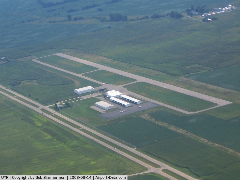 Madison County Airport (UYF) - Looking southeast