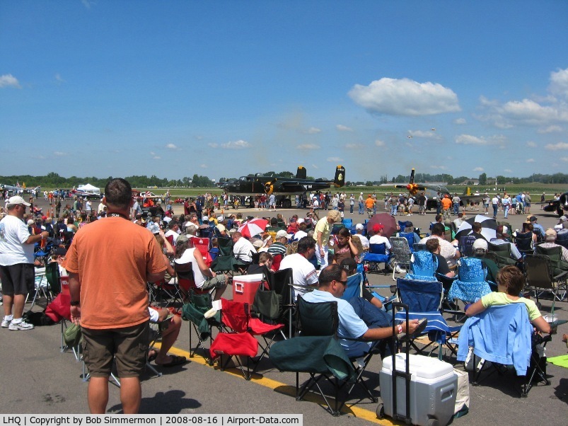 Fairfield County Airport (LHQ) - Airshow crowd at Wings of Victory airshow - Lancaster, Ohio