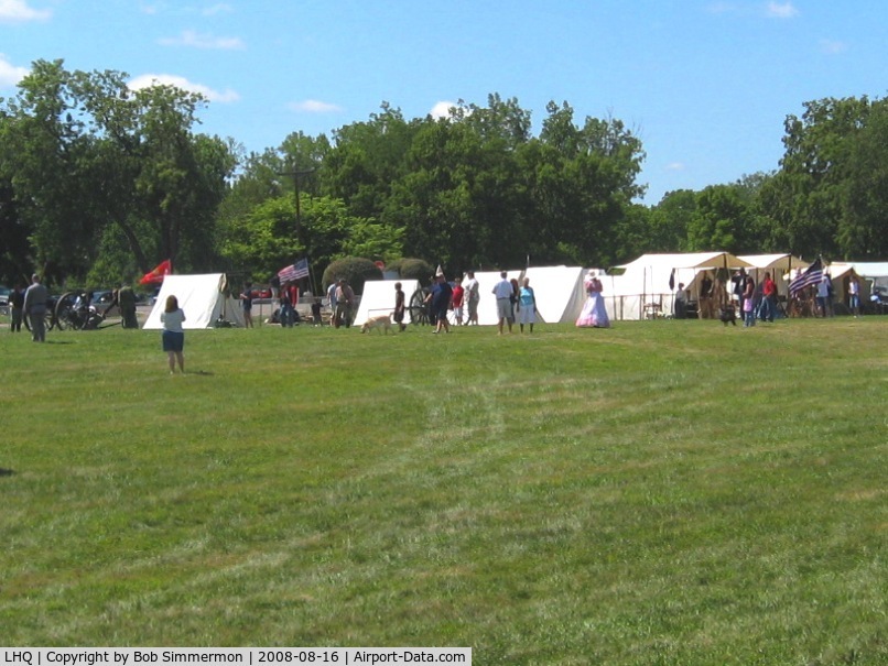 Fairfield County Airport (LHQ) - Civil war exhibit at the Wings of Victory airshow - Lancaster, Ohio