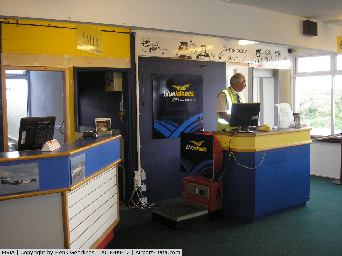 Alderney Airport, Alderney, Channel Islands United Kingdom (EGJA) - Check in Alderney , Channel Islands