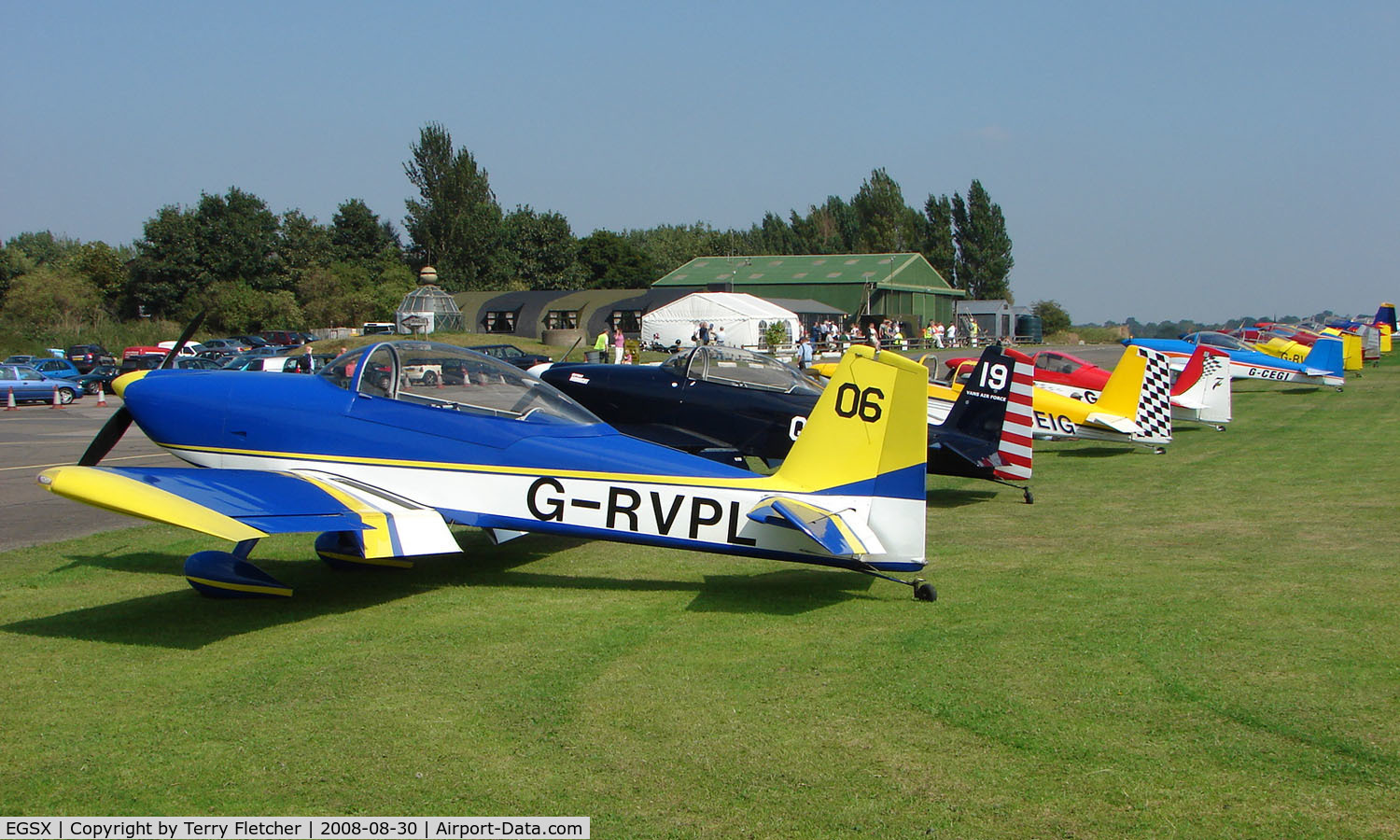 North Weald Airfield Airport, North Weald, England United Kingdom (EGSX) - Participants in the 2008 RV Fly-in at North Weald Uk