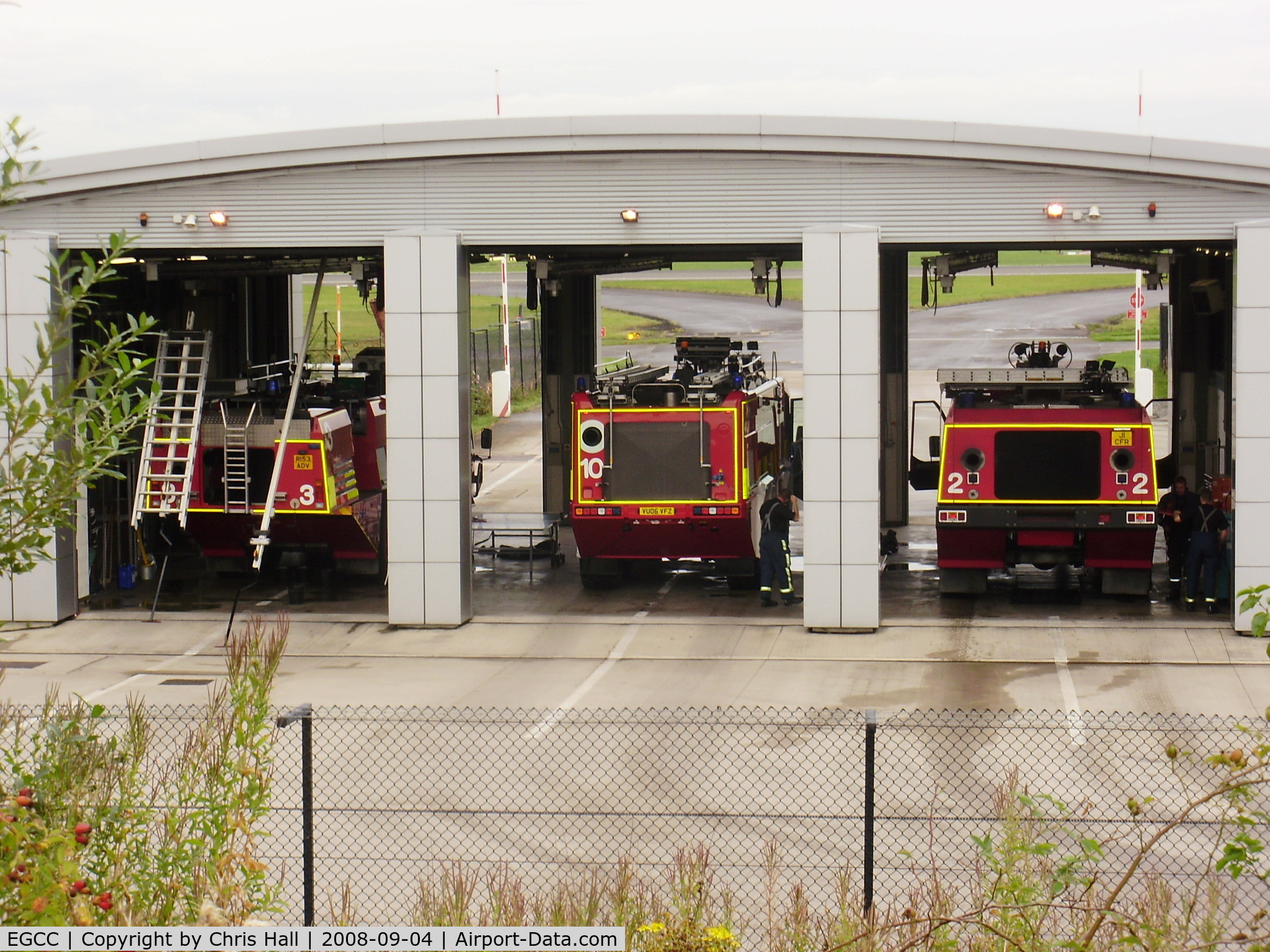 Manchester Airport, Manchester, England United Kingdom (EGCC) - The new Fire Station at EGCC