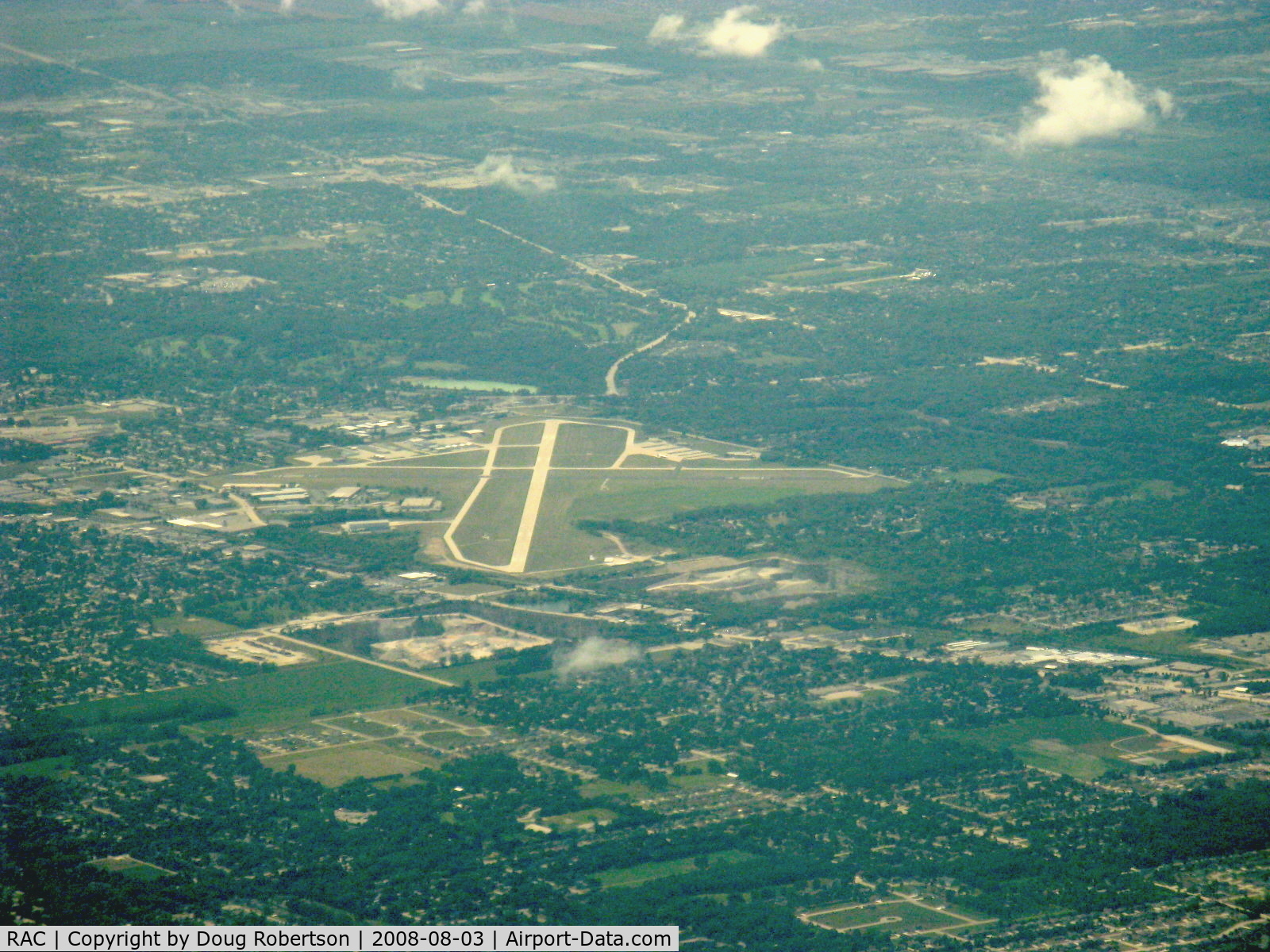 John H Batten Airport (RAC) - John H. Batten, Racine WI. looking southwest 