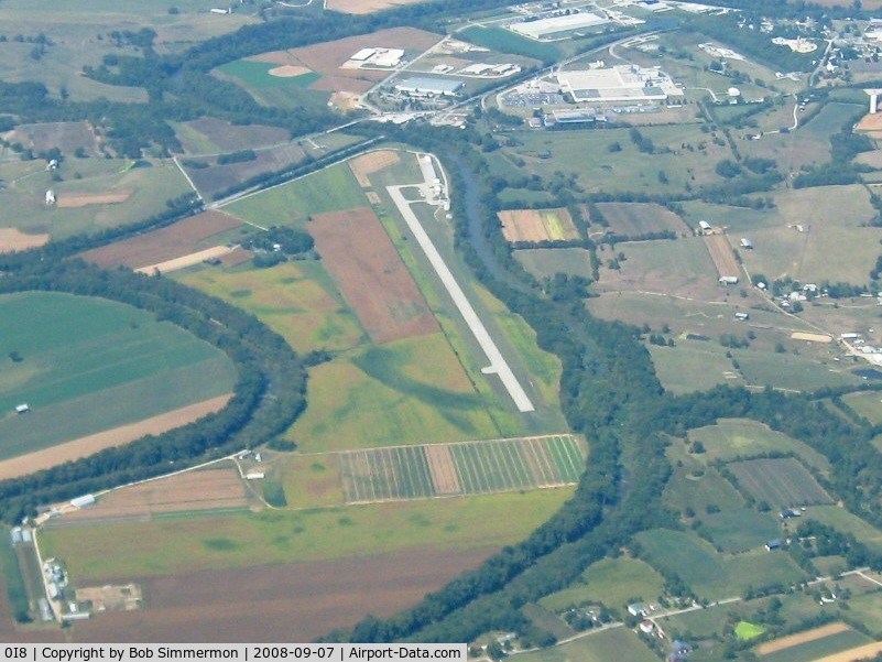 Cynthiana-harrison County Airport (0I8) - Looking NW from 5500'