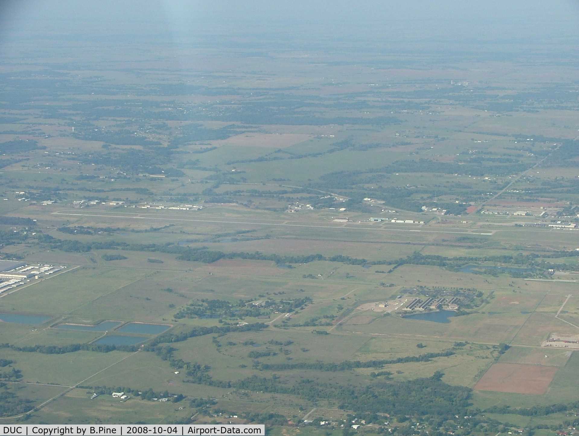 Halliburton Field Airport (DUC) - Duncan - Halliburton Airport looking West