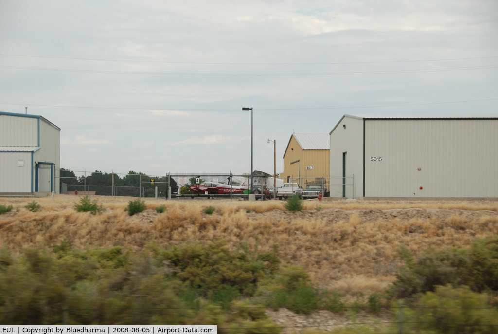 Caldwell Industrial Airport (EUL) - Airport from the Interstate.