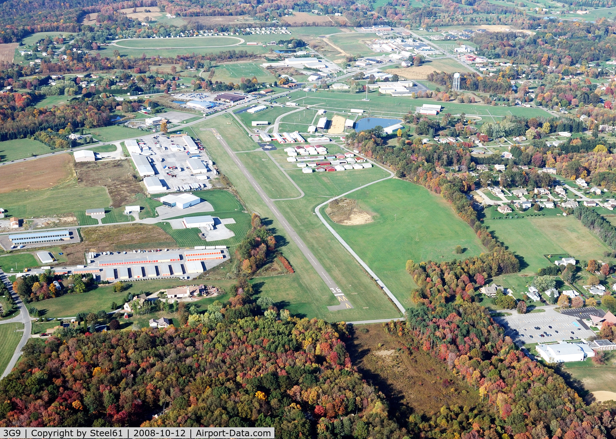 Butler Farm Show Airport (3G9) - Looking toward the north