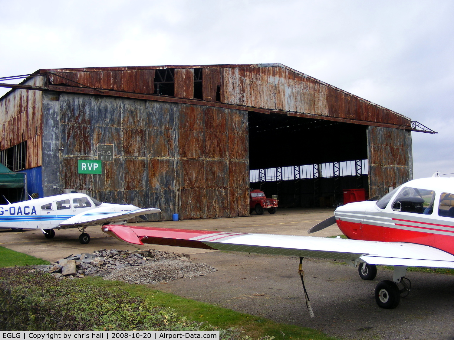 Panshanger Airport, Hertford, England United Kingdom (EGLG) - The Hangar at Panshangar