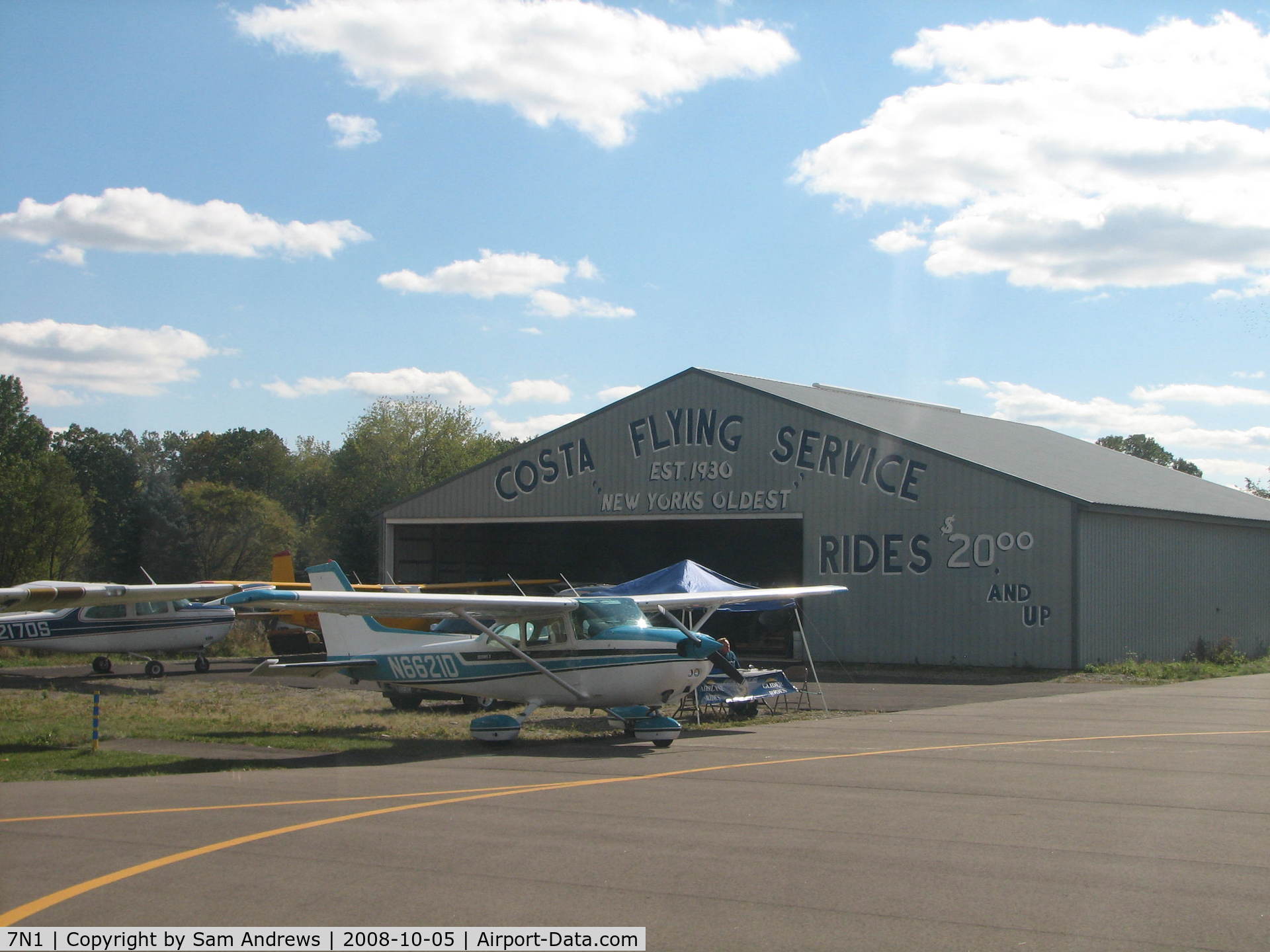 Corning-painted Post Airport (7N1) - The old flying service