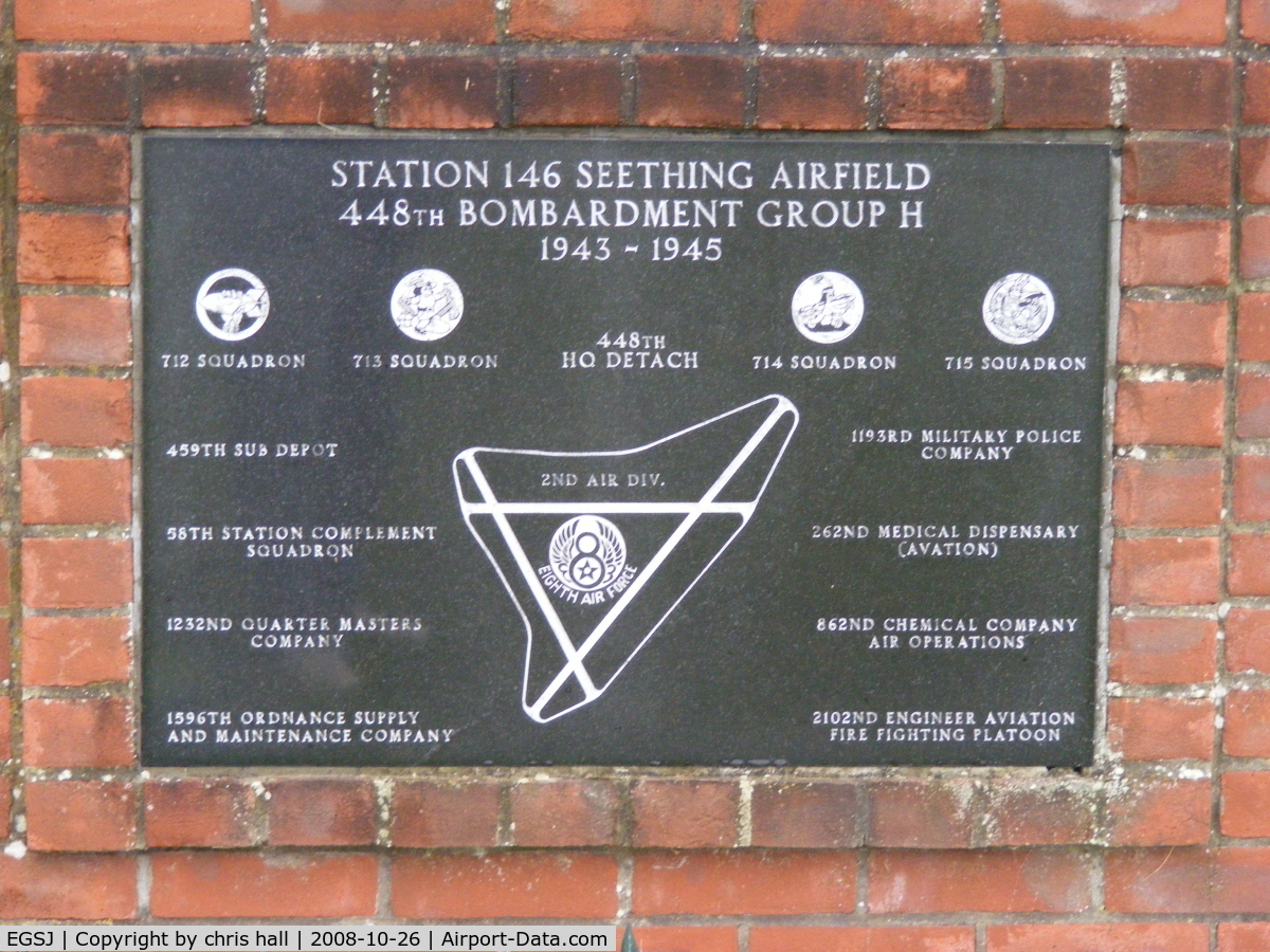 Seething Airfield Airport, Norwich, England United Kingdom (EGSJ) - Outside the Seething airfield Control Tower Museum