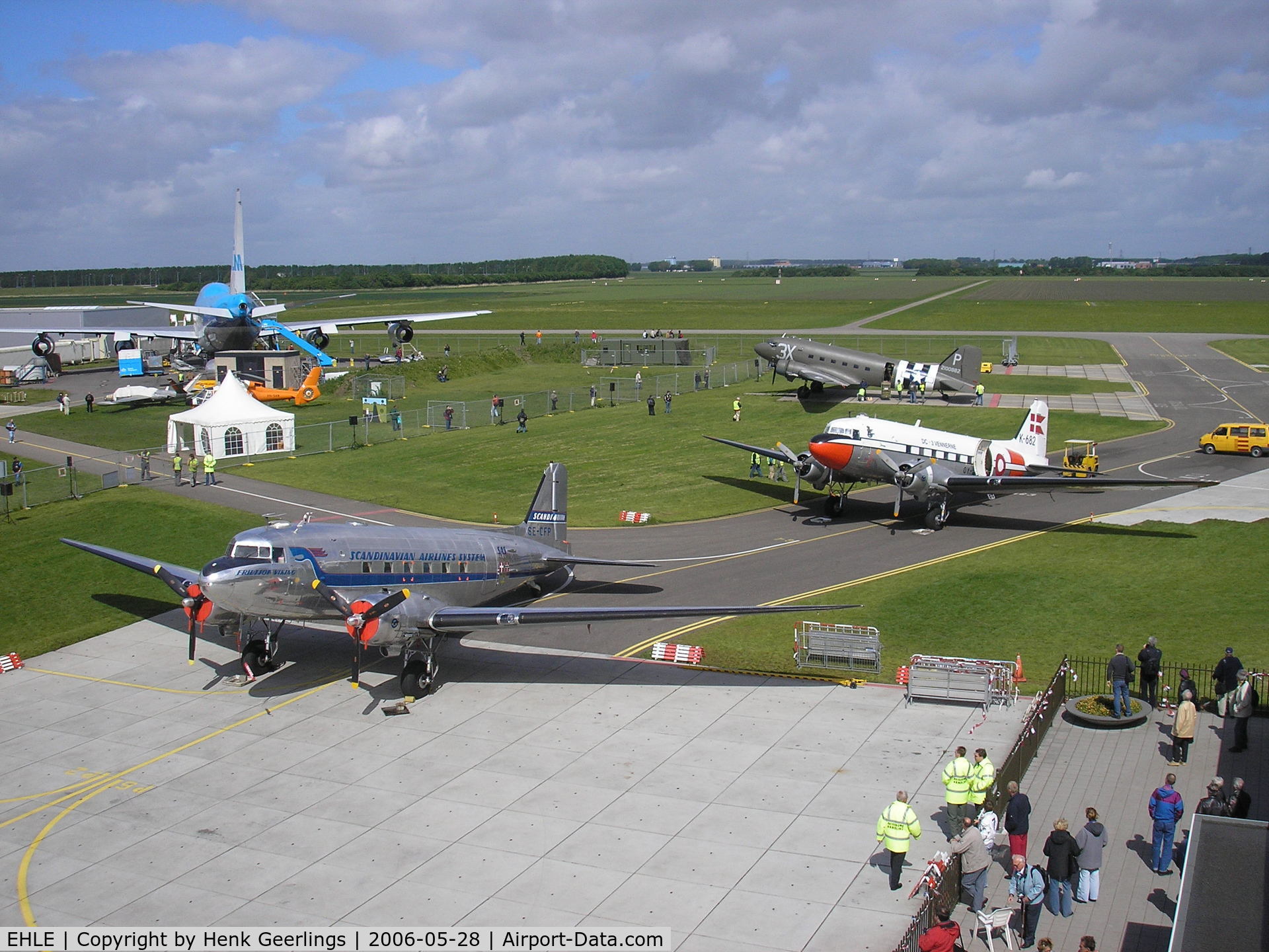 Lelystad Airport, Lelystad Netherlands (EHLE) - Vieuw from Aviodrome tower, own platform at Lelystad Airport