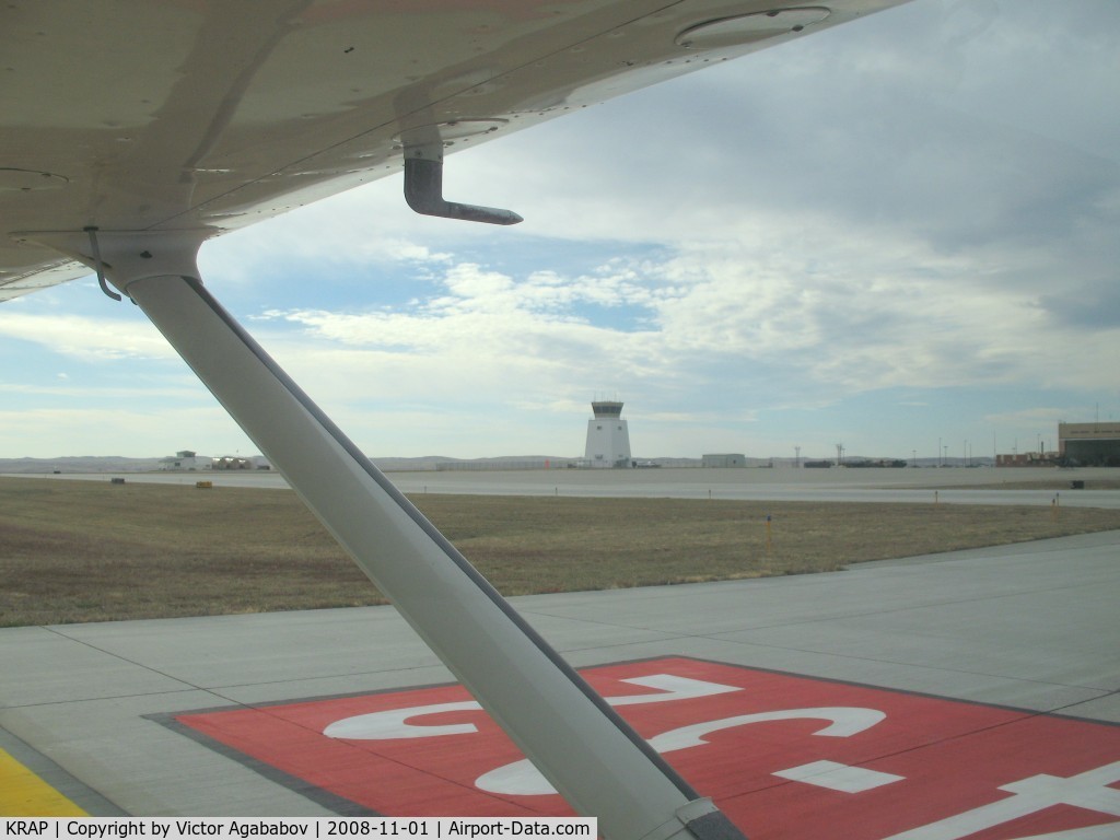 Rapid City Regional Airport (RAP) - After landing rwy 32.