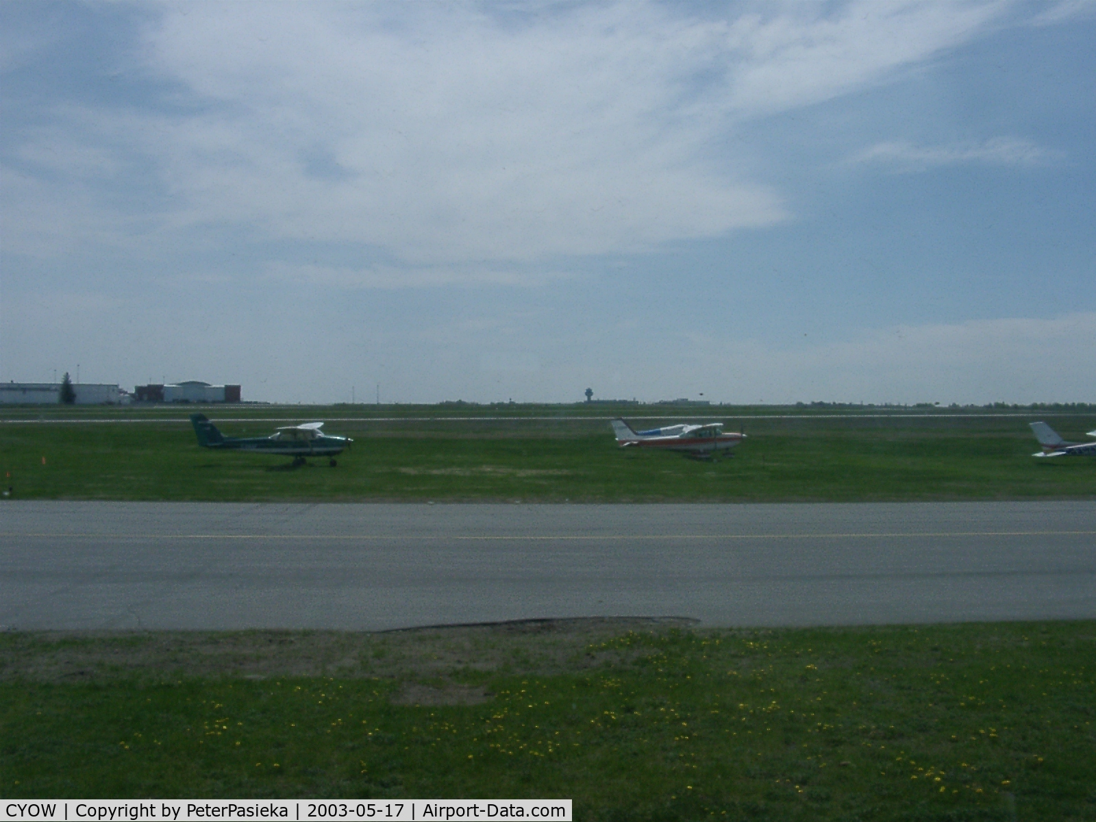 Ottawa Macdonald-Cartier International Airport (Macdonald-Cartier International Airport), Ottawa, Ontario Canada (CYOW) - Ottawa / MacDonald-Cartiew Intl Airport, Ottawa Flying Club FBO end.