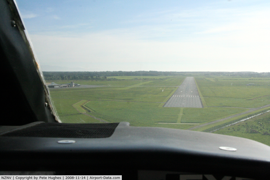 Invercargill Airport, Invercargill New Zealand (NZNV) - finals for 22 at Invercargill NZ from Islander ZK-FXE