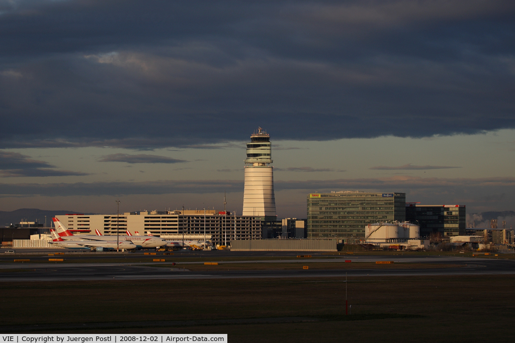 Vienna International Airport, Vienna Austria (VIE) - Vienna Airport Tower and overview