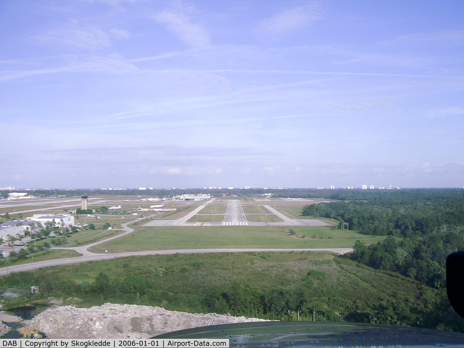 Daytona Beach International Airport (DAB) - On approach to Daytona after a long flight from MTH