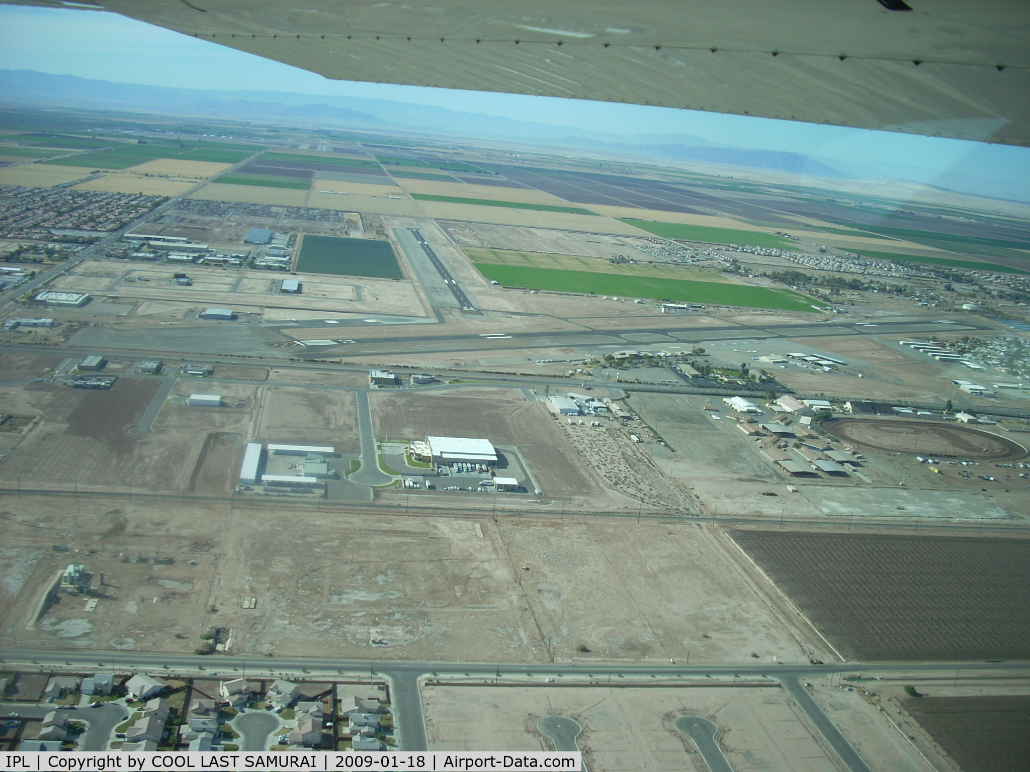 Imperial County Airport (IPL) - Right downwind for Rwy32
