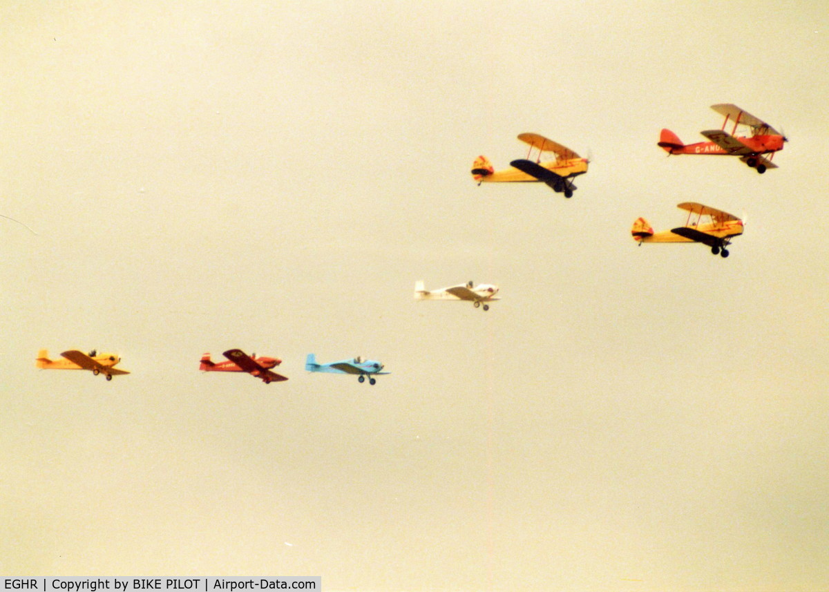 Goodwood Airfield Airport, Chichester, England United Kingdom (EGHR) - THE TIGER CLUB AT GOODWOOD AIRSHOW 1986