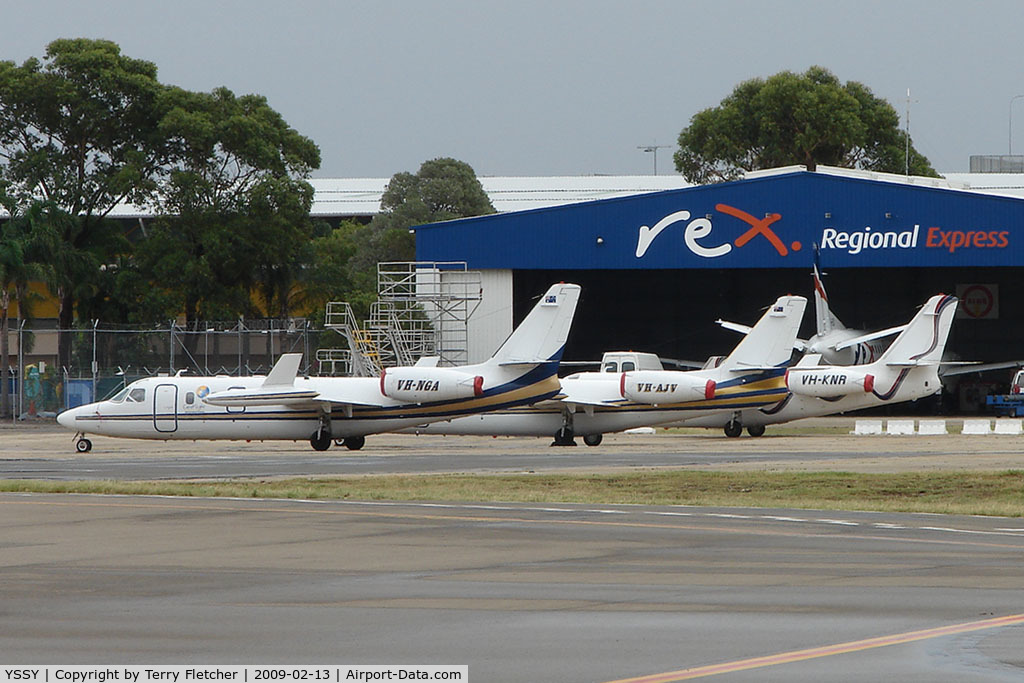Sydney Airport, Mascot, New South Wales Australia (YSSY) - Sydney bizjet ramp - not many places where you can see three Westwinds side by side !!!