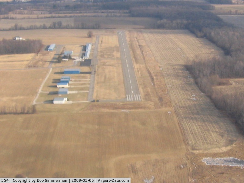 Ashland County Airport (3G4) - Runway 1 at Ashland, Ohio