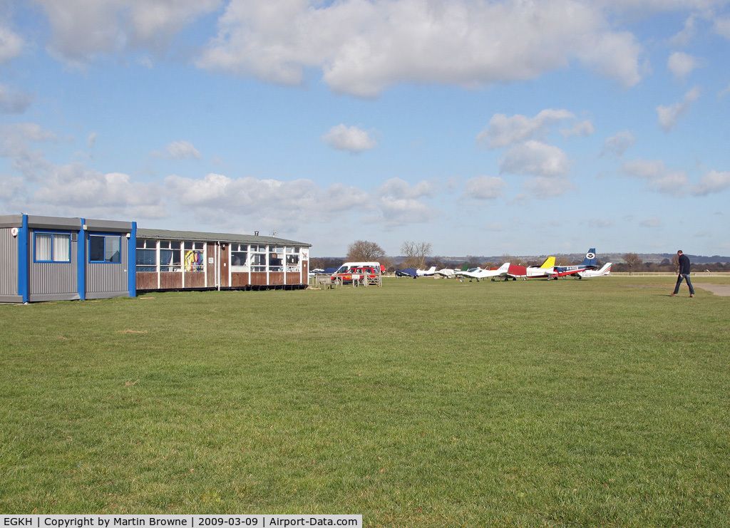 Lashenden/Headcorn Airport, Maidstone, England United Kingdom (EGKH) - View towards the airpark from the Museum