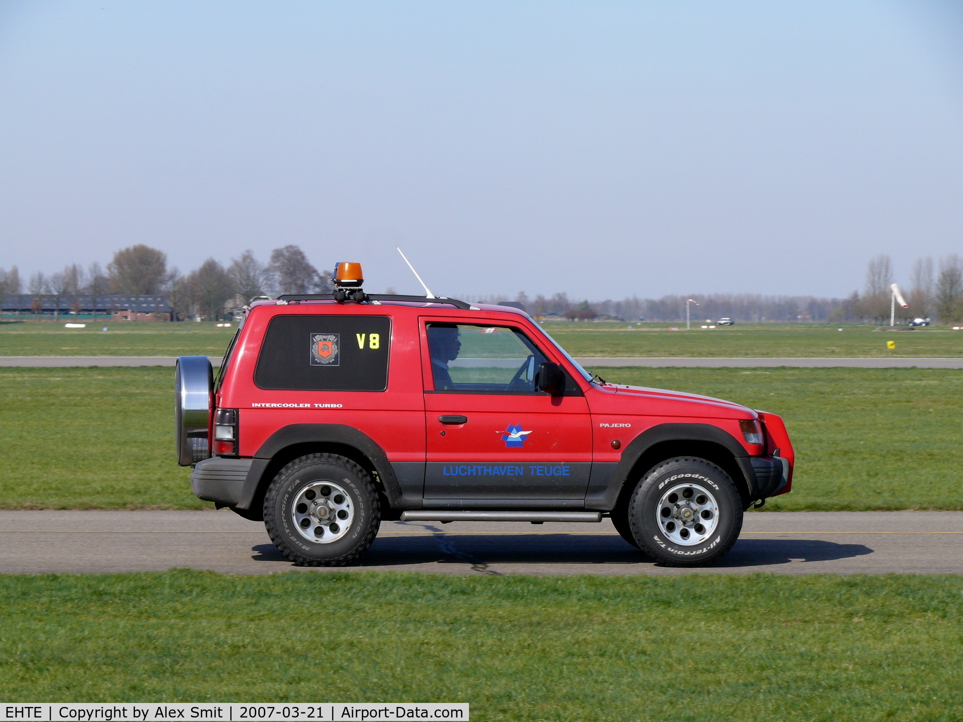 Teuge International Airport, Deventer Netherlands (EHTE) - Pajero of the CinC of the Teuge firedepartment