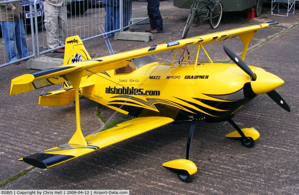 Wolverhampton Airport, Wolverhampton, England United Kingdom (EGBO) - large scale model of a Pitts Special 