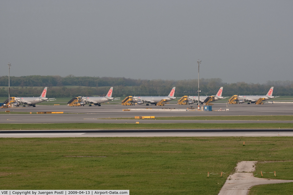 Vienna International Airport, Vienna Austria (VIE) - fleet of Niki airline